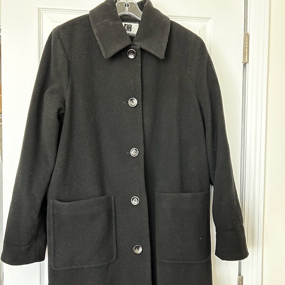 Kristen Blake - Long Black Wool Coat - NWT - Picture 1 of 5